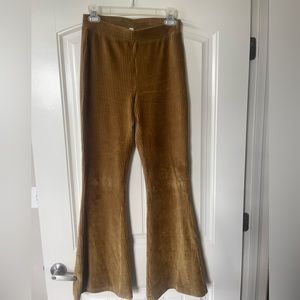 Aerie Corduroy Flare Leggings size M Regular